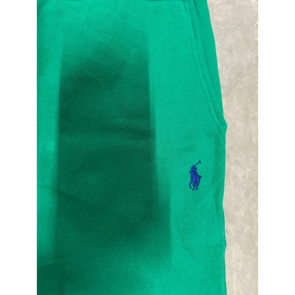 Polo Ralph Lauren Mens Green Fleece Sweat Shorts